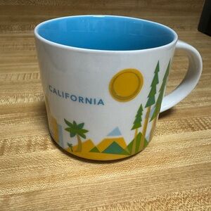 California you are here Starbucks ceramic mug